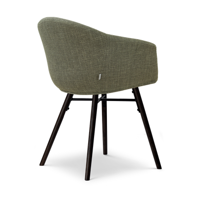 Eetkamerstoel Nena-Otis - zwart houten onderstel