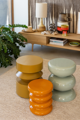 Bijzettafel Mala glossy