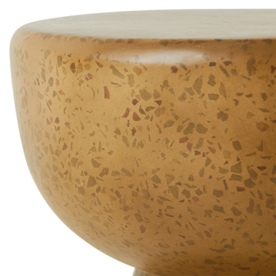 Terrazzo side table pebble