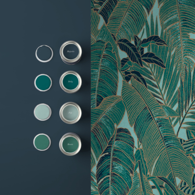 Graham &amp; Brown  vliesbehang  Paradys Green