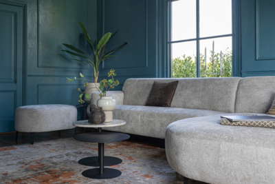 JaxxChoice hoekbank Loren lichtgrijs