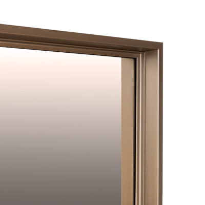 Spiegel New York bruin/brons