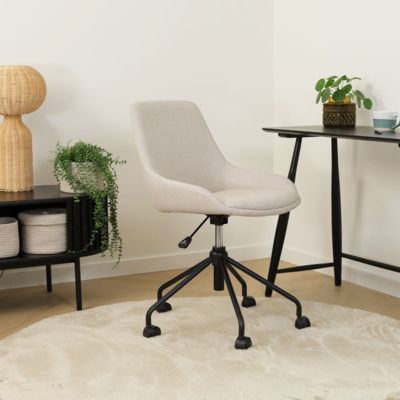 Bureaustoel Nout-Isa - zwart onderstel