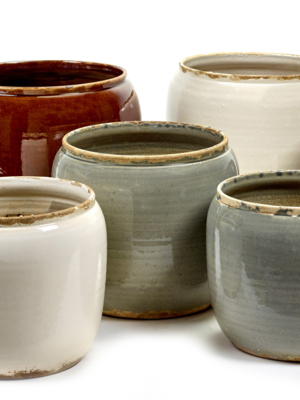 Serax plantenpot Costa grijs