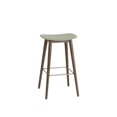 Muuto barkruk Fiber Bar Stool Wood Base