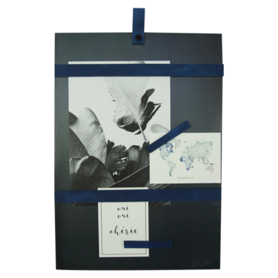 Magneetbord met magneetstrips