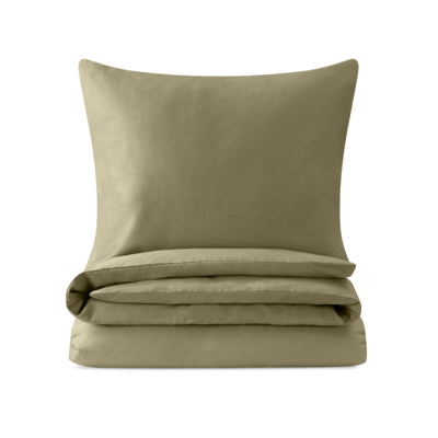 Dekbedovertrek Cotton Satin moss green
