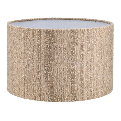 Lampenkap rond Bouclé beige