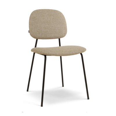 Eetkamerstoel Jasmijn - zwart onderstel