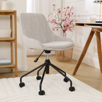 Bureaustoel Nout-Isa - zwart onderstel