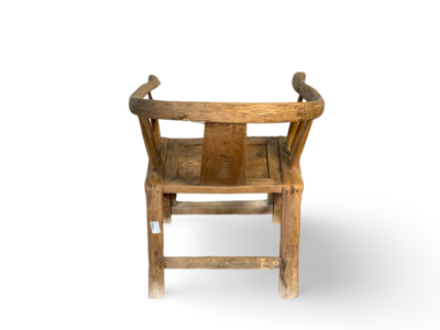 Stoel Hunan naturel uniek - set van 2