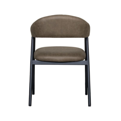 Eetkamerstoel Allure Macy-micro suède-set van 2