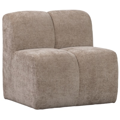 Mojo Eetbankje met rugleuning - Donkerzand