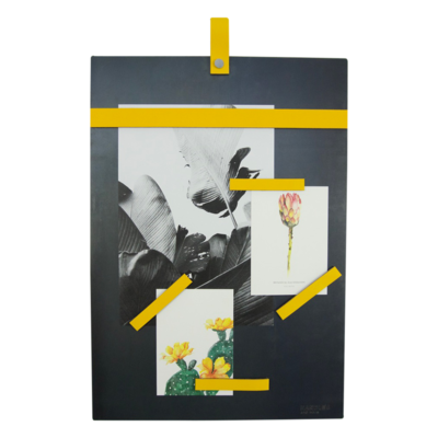 Magneetbord met magneetstrips