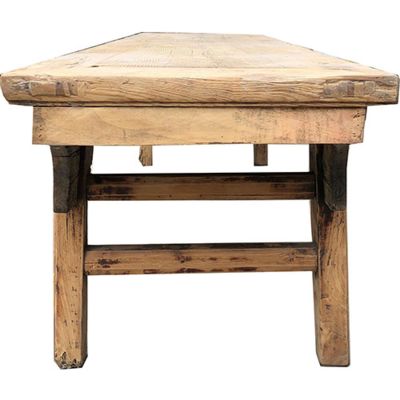 Oud houten bankje groot