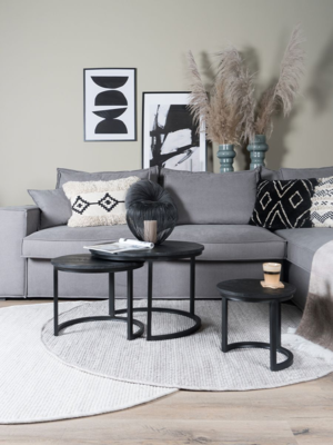 Vloerkleed Pebbel 834 - Rond