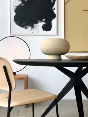 Loods 5 eettafel Grayson antraciet