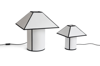 Ava Pyramid table lamp white