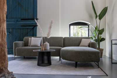 JaxxChoice hoekbank Loren olijfgroen