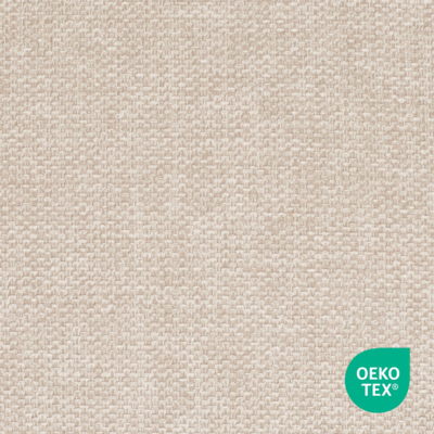 Nola-Liz zwart draaibare eetkamerstoel - Witte zitting met armleuningen (incl. zitkussen)