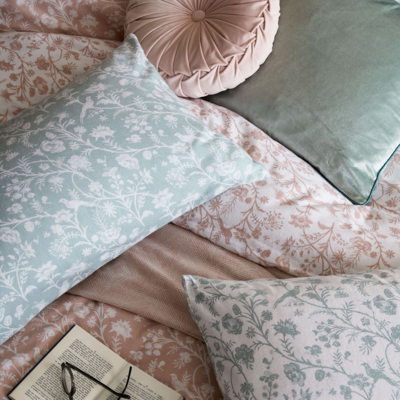 bedtextiel laura ashley shepherds purse blush pink