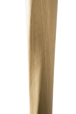 Ethnicraft - Torsion eettafel - eiken/eiken zwart - hoogte: laag 69cm