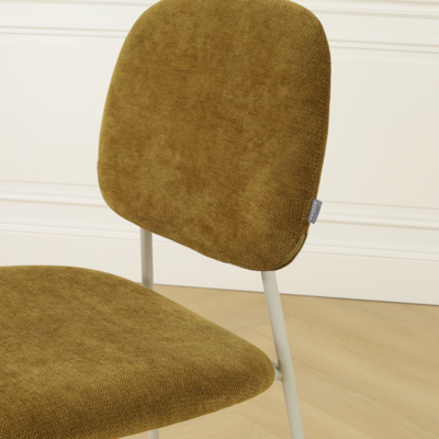 Eetkamerstoel Jasmijn - grijsbeige onderstel