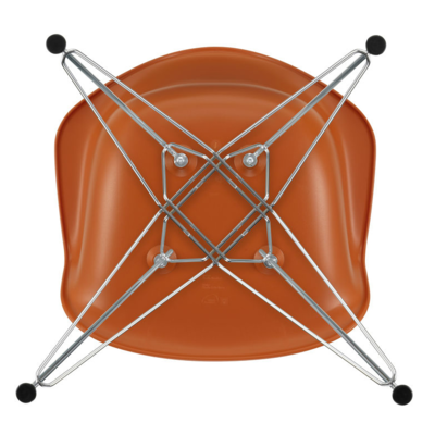 Vitra stoel Eames DAR RE chroom onderstel