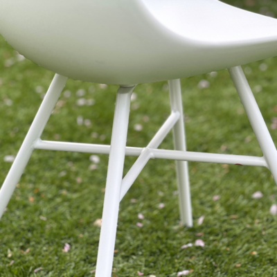 Tuinstoel Noa-Pip - wit onderstel