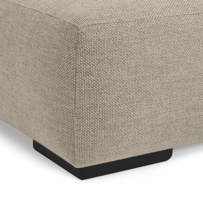Koozo hoekbank Junior rechts Hoekbank Rechts: 313 + 712 | Stof: Beige - 900.65.1161 | Frame: Zwart | 2x koppelstuk