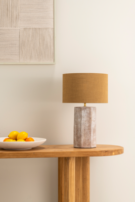 Lampenkap Oslo Linnen mosterd