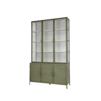 New Routz vitrinekast Detroit Olive Green