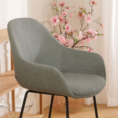 Barkruk Nino-Mae zwart onderstel - 65 cm