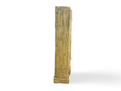 India glaskast 2 deurs snijwerk uniek