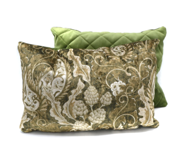 Kussen velvet Floral vintage