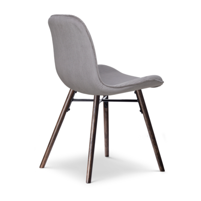 Eetkamerstoel Nena-Fé walnoot houten onderstel