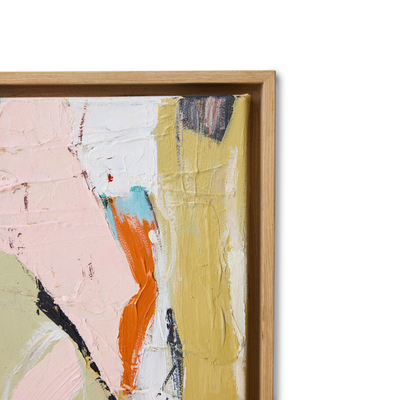 Framed artwork, "Colour Compliment" groot