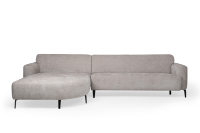 JaxxChoice hoekbank Loren lichtgrijs