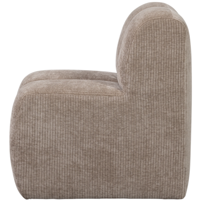 Mojo Eetbankje met rugleuning - Donkerzand