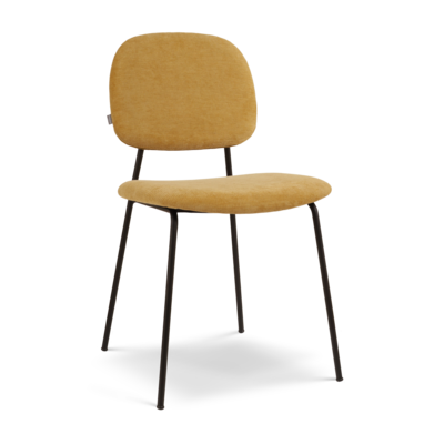 Eetkamerstoel Jasmijn - zwart onderstel