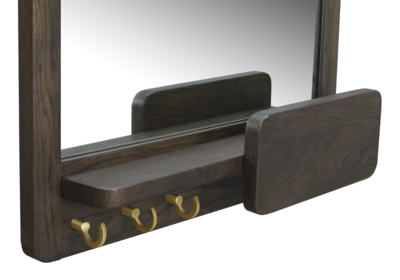 Wandspiegel Inverness donker eiken