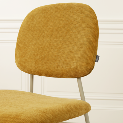 Eetkamerstoel Jasmijn - grijsbeige onderstel