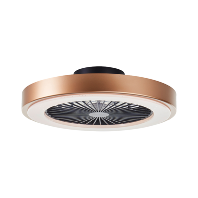 Plafondventilator Slimline – RGB licht – zwart/goud
