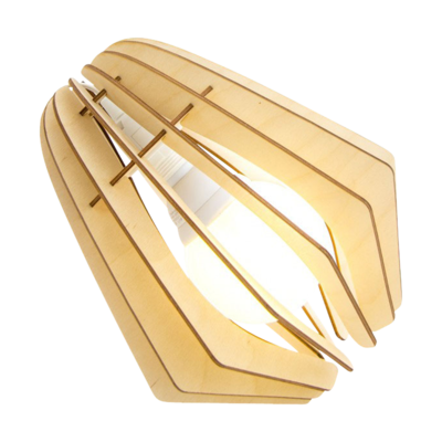 Original houten lampenkap