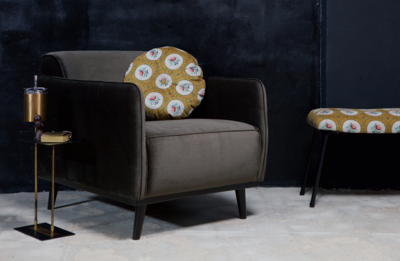 Fauteuil Statement met arm fluweel