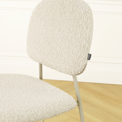 Eetkamerstoel Jasmijn - grijsbeige onderstel