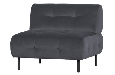 WOOOD Exclusive fauteuil Lloyd gewassen fluweel