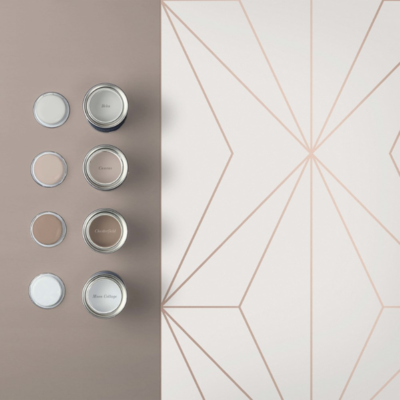 Graham &amp; Brown  vliesbehang  Harmony White Rosegold