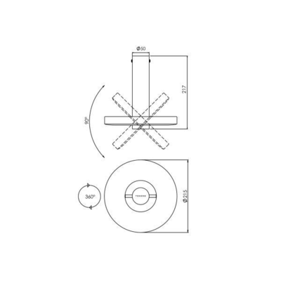 Tonone wandlamp Beads Wall 120