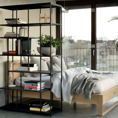 Ethnicraft bed Nordic II Oak 160x200 cm